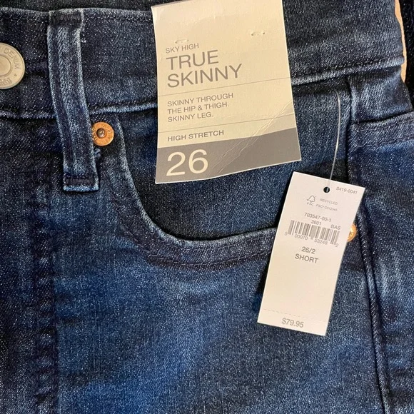 NWT Gap sky high true skinny jeans - Picture 3 of 7